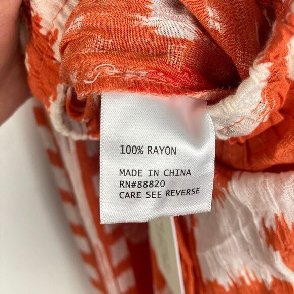 Rachel Zoe NWT Harem Pants Bohemian Boho Hippie Gypsy Wide Leg Oriental Floral M - Picture 6 of 12